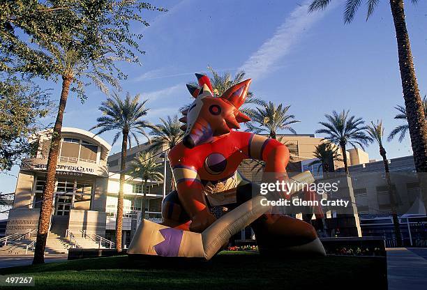 View of the America West Arena home of the Phoenix Coyotes in Phoenix, Arizona. Mandatory Credit: Glenn Cratty /Allsport