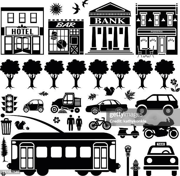 san francisco design elements - san francisco bar stock illustrations