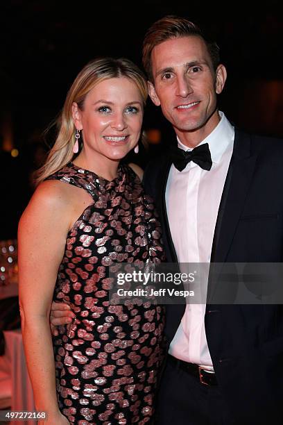 Baby2Baby Angel Jessica Capshaw and Christopher Gavigan attend the 2015 Baby2Baby Gala presented by MarulaOil & Kayne Capital Advisors Foundation...