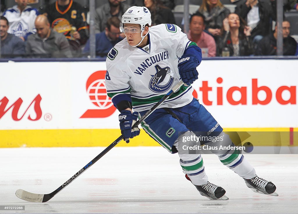 Vancouver Canucks v Toronto Maple Leafs