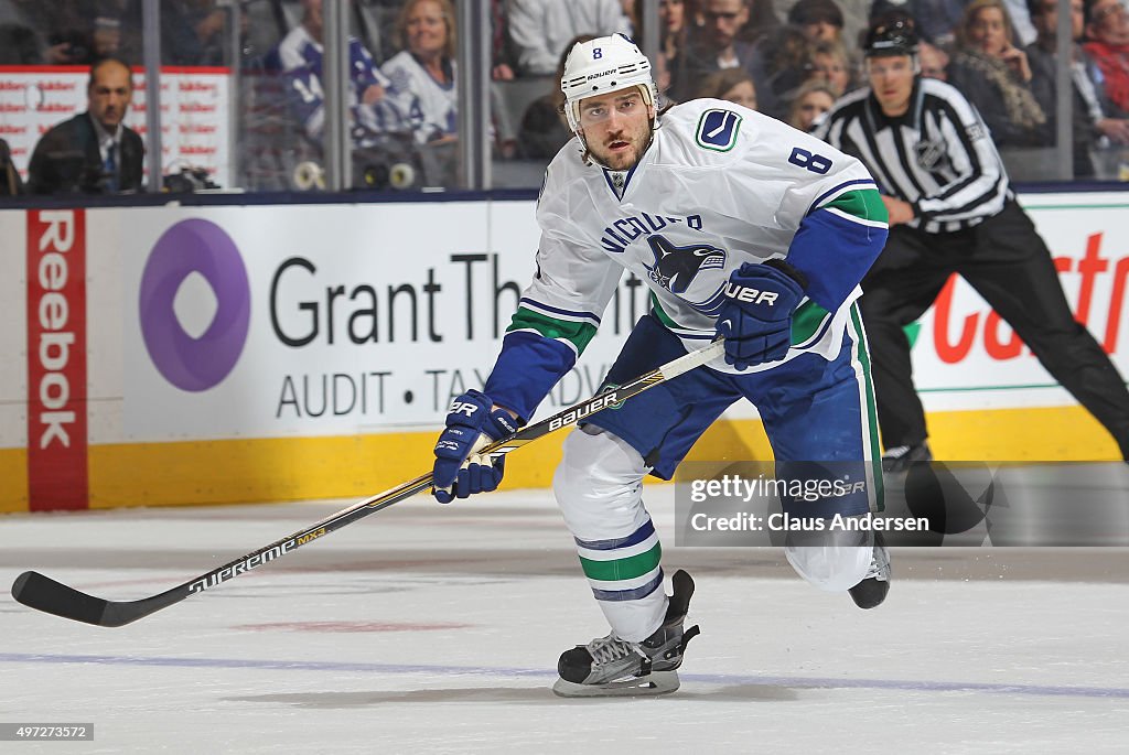 Vancouver Canucks v Toronto Maple Leafs