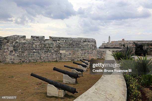 castle of san salvador de la punta - castillo de san salvador de la punta stock pictures, royalty-free photos & images