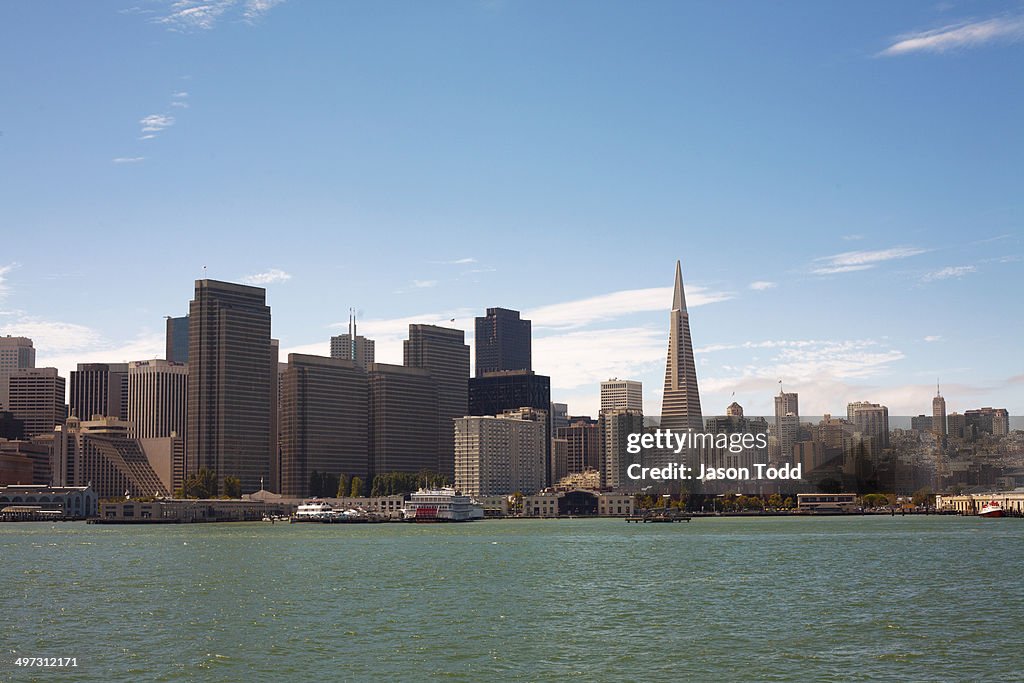View of downtown San Francisco from bay