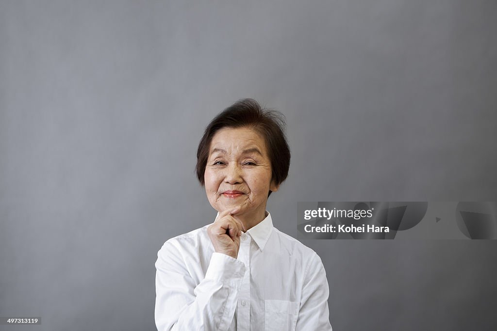 Portrait of senior woman