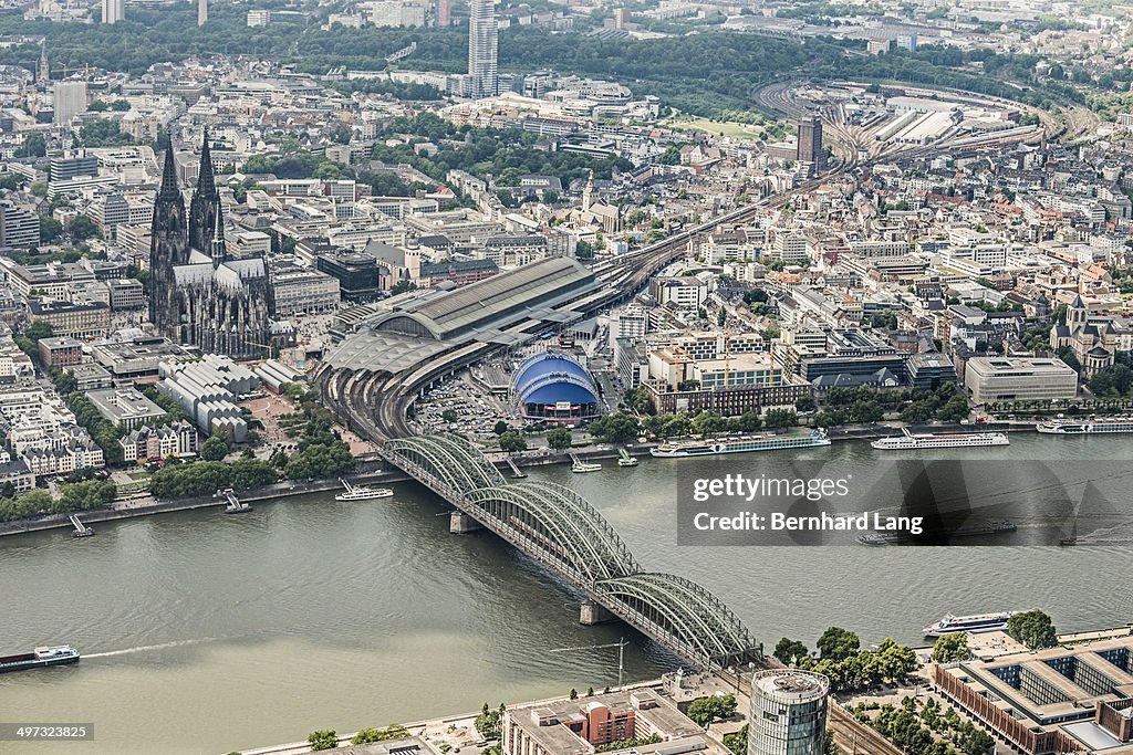 City of Cologne, Aerial view