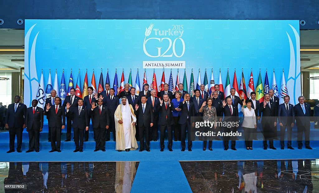 G20 Turkey Leaders Summit - Family Photo