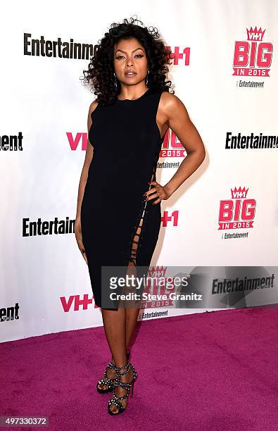 Actress Taraji P. Henson attends VH1 Big In 2015 With Entertainment Weekly Awards at Pacific Design Center on November 15, 2015 in West Hollywood,...