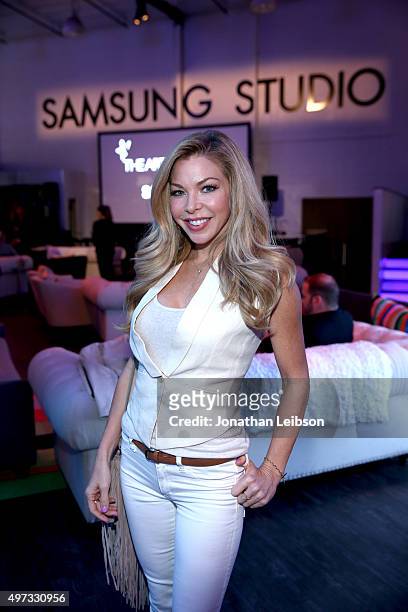 Actress Jennifer Lyons attends The Art of Elysium and Samsung Present a Cast Q&A and Screening of "Can't Hardly Wait" at Samsung Studio LA on...