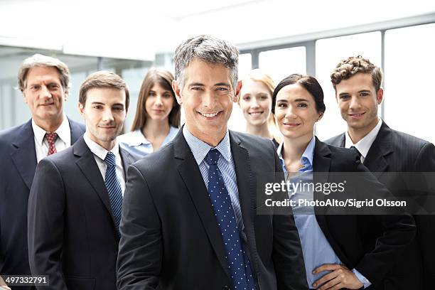 business executives, portrait - governing board foto e immagini stock