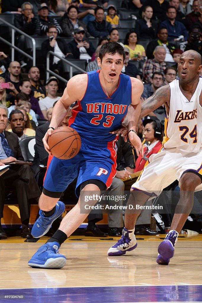 Detroit Pistons v Los Angeles Lakers