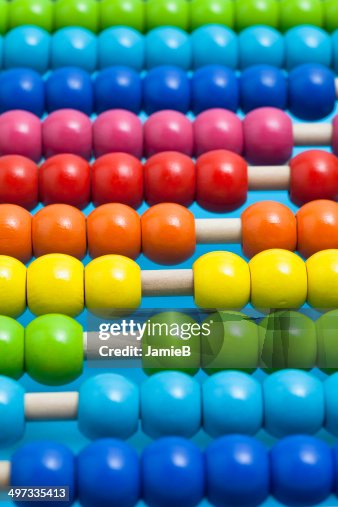 Close up of abacus Close up of abacus