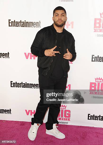 Actor O'Shea Jackson, Jr. Attends the VH1 Big In 2015 with Entertainment Weekly Awards at Pacific Design Center on November 15, 2015 in West...