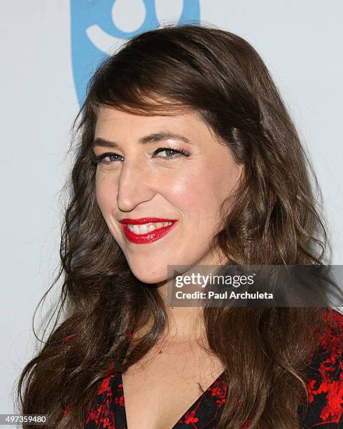 Actress Mayim Bialik attends the 2nd Annual Save A Child's Heart Gala at Sony Pictures Studios on November 15, 2015 in Culver City, California.