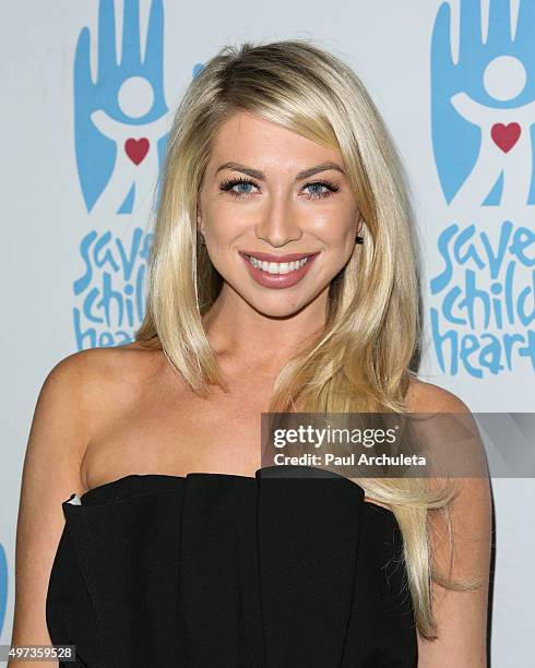 Reality TV Personality Stassi Schroeder attends the 2nd Annual Save A Child's Heart Gala at Sony Pictures Studios on November 15, 2015 in Culver...