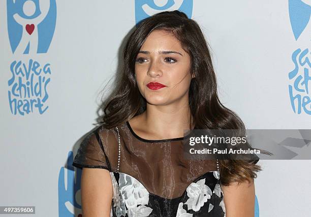 Actress Luna Blaise attends the 2nd Annual Save A Child's Heart Gala at Sony Pictures Studios on November 15, 2015 in Culver City, California.