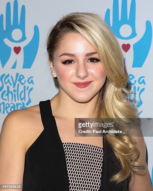 Reality TV Personality / Dancer Chloe Lukasiak attends the 2nd Annual Save A Child's Heart Gala at Sony Pictures Studios on November 15, 2015 in...