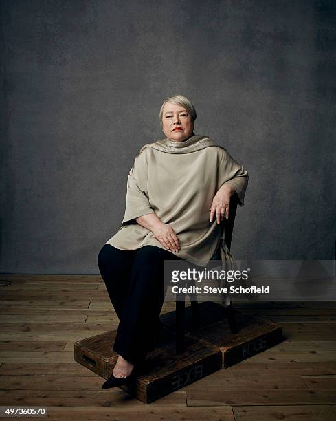 Actor Kathy Bates is photographed for Emmy magazine on December 1, 2014 in Los Angeles, California.