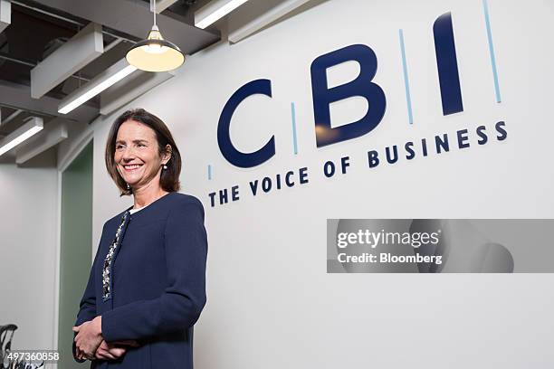 Carolyn Fairbairn, director-general of the Confederation of British Industry , poses for a photograph in London, U.K. On Monday, Nov. 16, 2015....