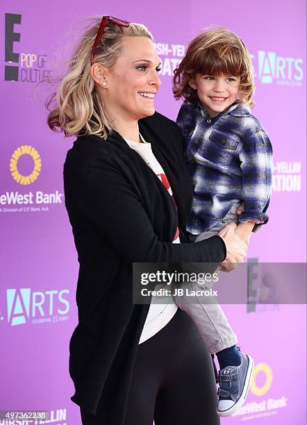 Molly Sims and Brooks Alan Stuber attend Express Yourself 2015 to benefit P.S. ARTS, providing arts education to 25,000 public school students each...