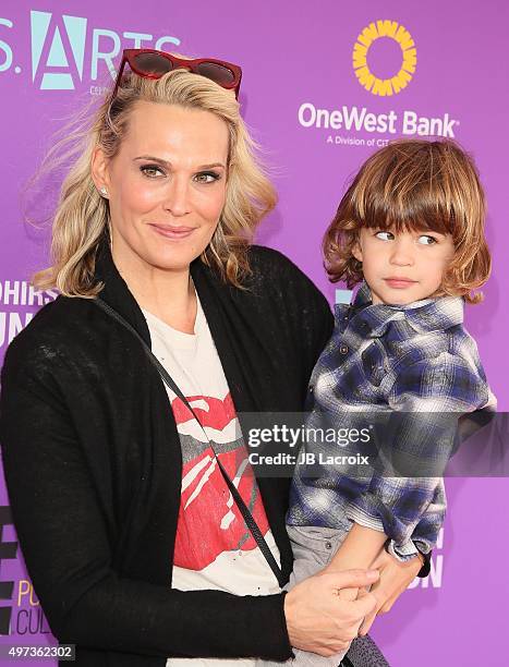 Molly Sims and Brooks Alan Stuber attend Express Yourself 2015 to benefit P.S. ARTS, providing arts education to 25,000 public school students each...