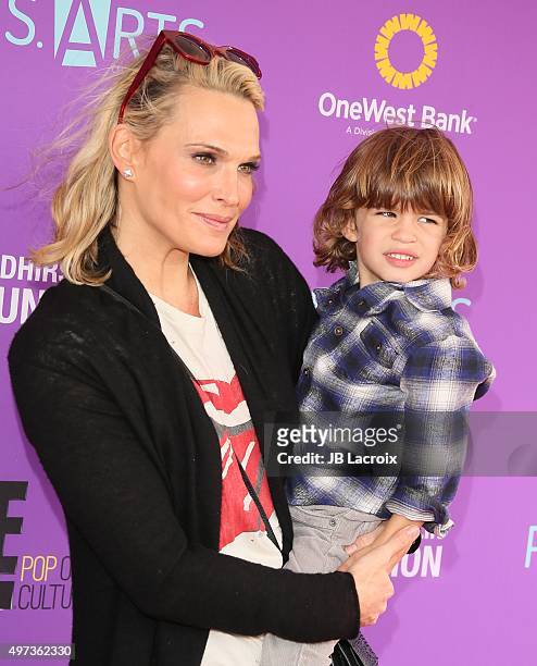 Molly Sims and Brooks Alan Stuber attend Express Yourself 2015 to benefit P.S. ARTS, providing arts education to 25,000 public school students each...