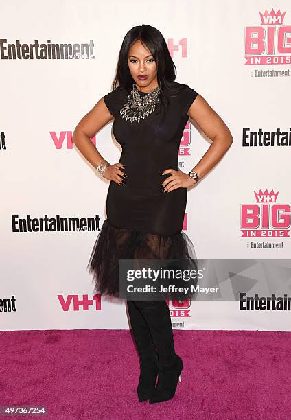 Personality Malaysia Pargo attends VH1 Big In 2015 With Entertainment Weekly Awards at Pacific Design Center on November 15, 2015 in West Hollywood,...