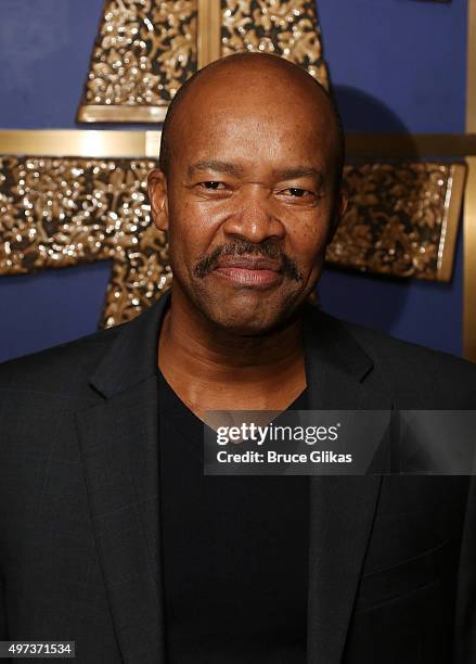 Leon Addison Brown poses at the Opening Night After Party for "Misery" on Broadway at TAO Downtown on November 15, 2015 in New York City.