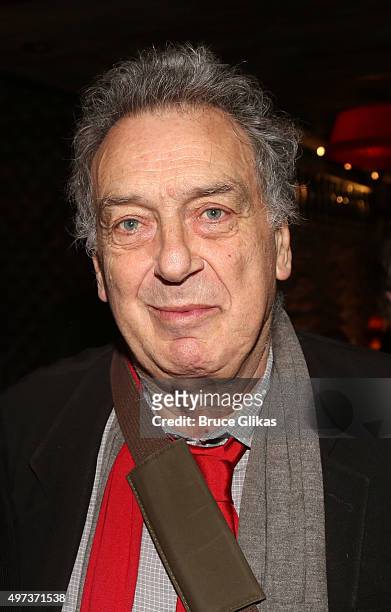 Stephen Frears poses at the Opening Night After Party for "Misery" on Broadway at TAO Downtown on November 15, 2015 in New York City.