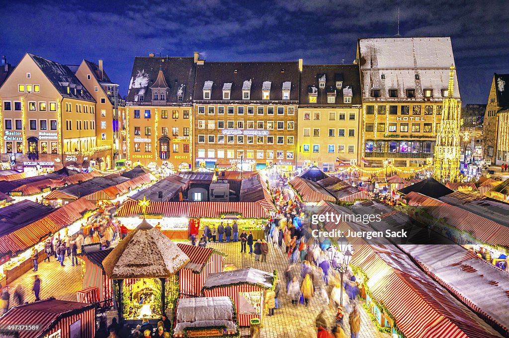 Nuremberg mercado de Natal-Christkindlesmarkt Nürnberg