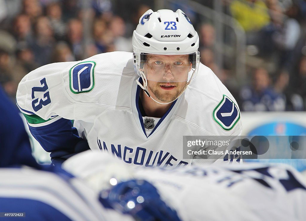 Vancouver Canucks v Toronto Maple Leafs