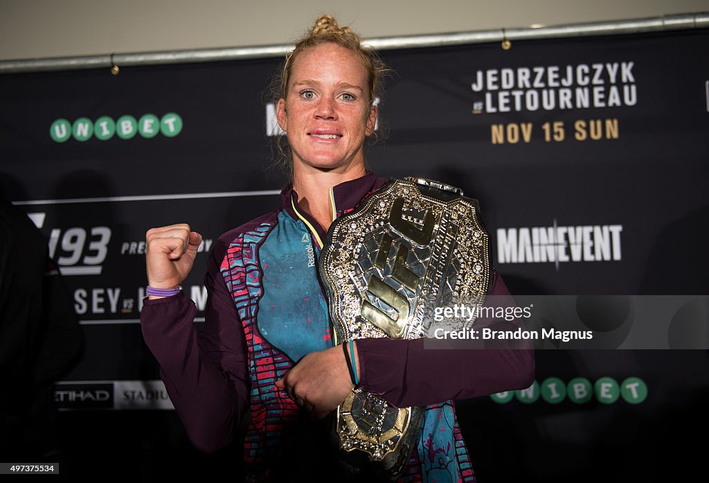 UFC 193: Rousey vs Holm