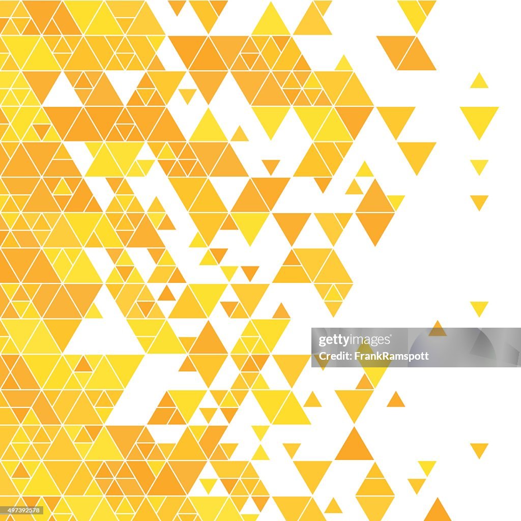 Sunshine Triangle Design Background Square