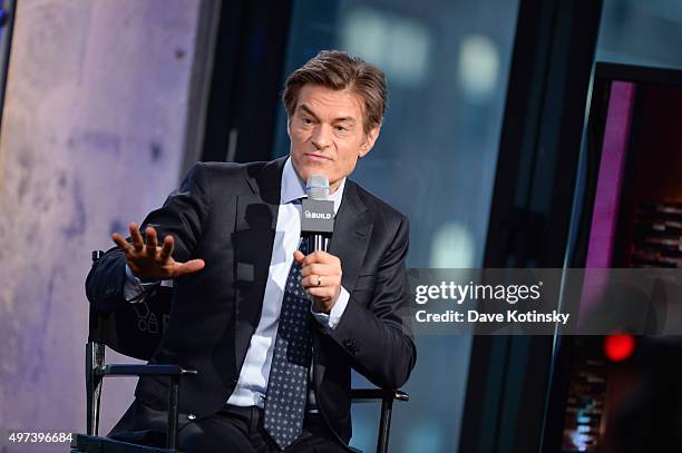 Build Presents: Dr.Oz at AOL Studios In New York on November 16, 2015 in New York City.