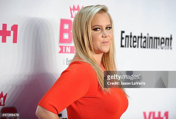 Comedian Amy Schumer attends the VH1 Big In 2015 with Entertainment Weekly Awards at Pacific Design Center on November 15, 2015 in West Hollywood,...