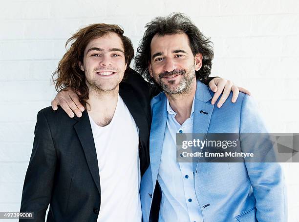 Peter Lanzani of "The Clan" and director Pablo Trapero are photographed TheWrap at AFI Fest's Audi Sky Lounge on November 6, 2015 at the Roosevelt...