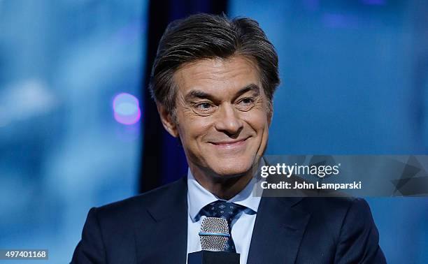 Dr.Oz attends AOL Build speaker series at AOL Studios In New York on November 16, 2015 in New York City.