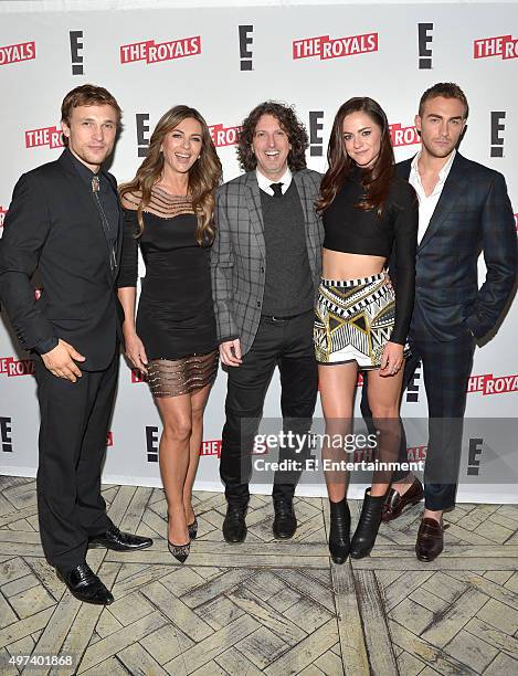 Season 2 Press Screening" -- Pictured: William Moseley, Elizabeth Hurley, Mark Schwahn, Alexandra Park and Tom Austen --