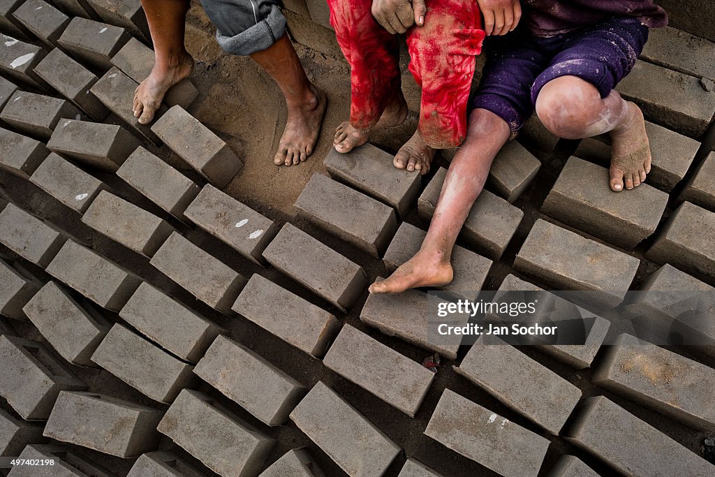 Child Workers at Brick Factories in Peru