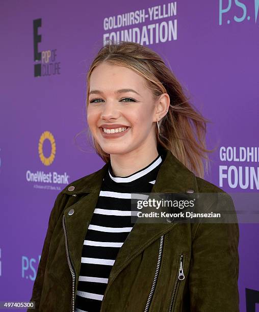 Actress Sadie Calvano attends Express Yourself 2015 to benefit P.S. ARTS, providing arts education to 25,000 public school students each week at...