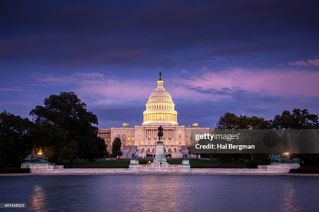 US Capitol at Night
