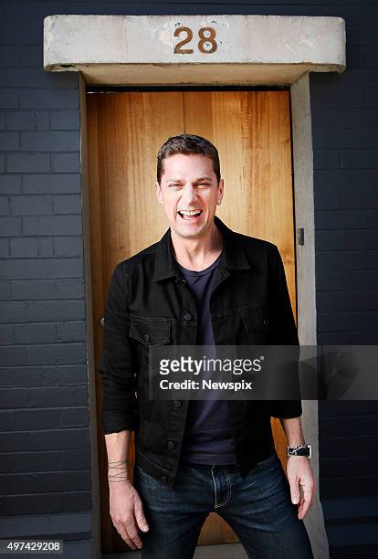 American singer-songwriter Rob Thomas poses during a photo shoot in Melbourne, Victoria.