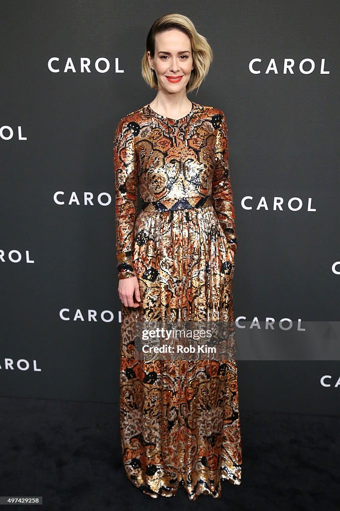 "Carol" New York Premiere