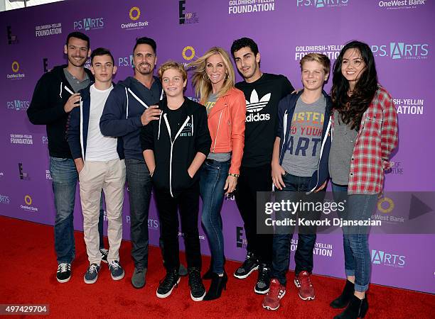 Actors Don Diamont and Cindy Ambuehl and family attend Express Yourself 2015 to benefit P.S. ARTS, providing arts education to 25,000 public school...