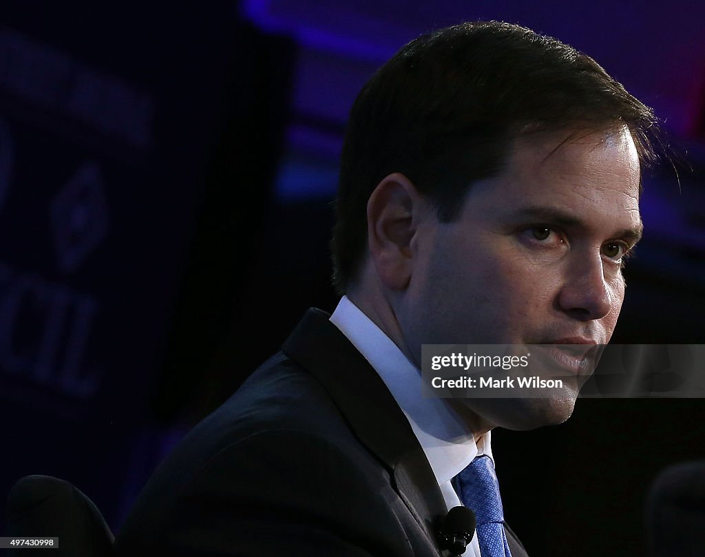 Marco Rubio Attends Wall St Journal CEO Council Annual Meeting