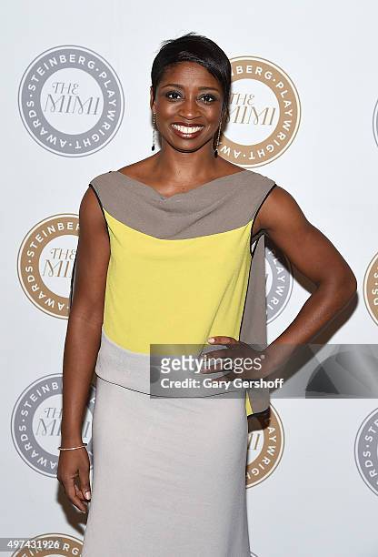 Actress Montego Glover attends the 2015 Steinberg Playwright Awards on November 16, 2015 in New York City.
