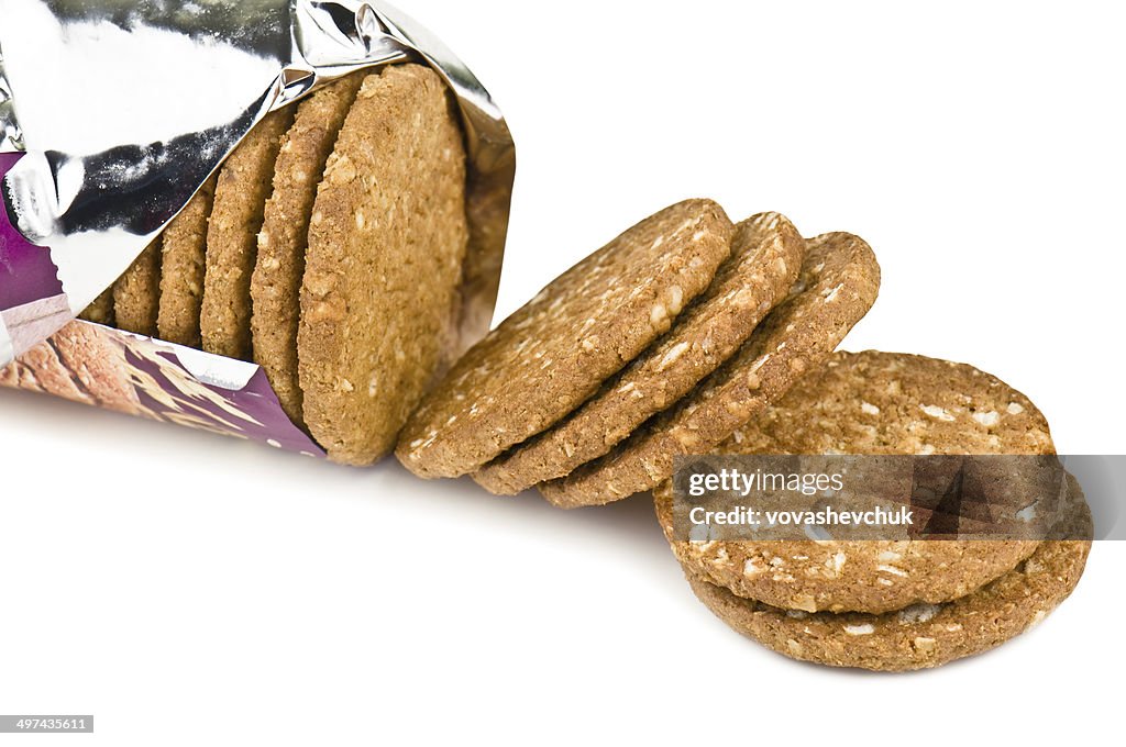 Crispy oatmeal cookies