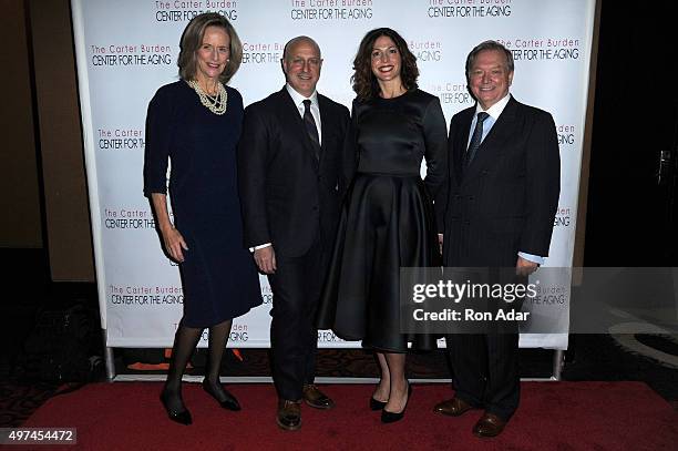 Susan Burden, Tom Colicchio, Lori Silverbush and Bill Dionne attend The Carter Burden Center For The Aging's 44th Anniversary Gala at Mandarin...