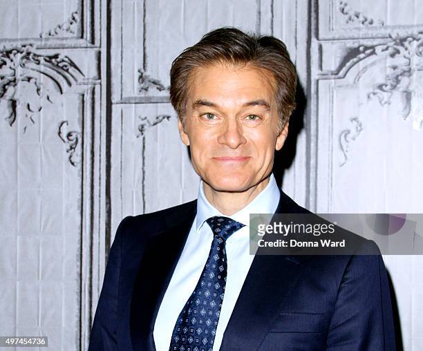 Dr Mehmet Oz appears to promote "The Dr Oz Show" during the AOL BUILD Series at AOL Studios In New York on November 16, 2015 in New York City.