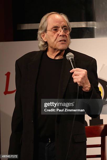 Comedian Robert Klein performs onstage at the 10th Annual Laugh For Sight NYC All-Star Comedy Benefit at Gotham Comedy Club on November 16, 2015 in...