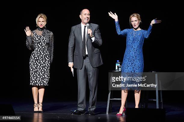 Baby Buggy Founder Jessica Seinfeld, comedian Jerry Seinfeld, and actress Ali Wentworth attend as Baby Buggy celebrates 15 years with "An Evening...